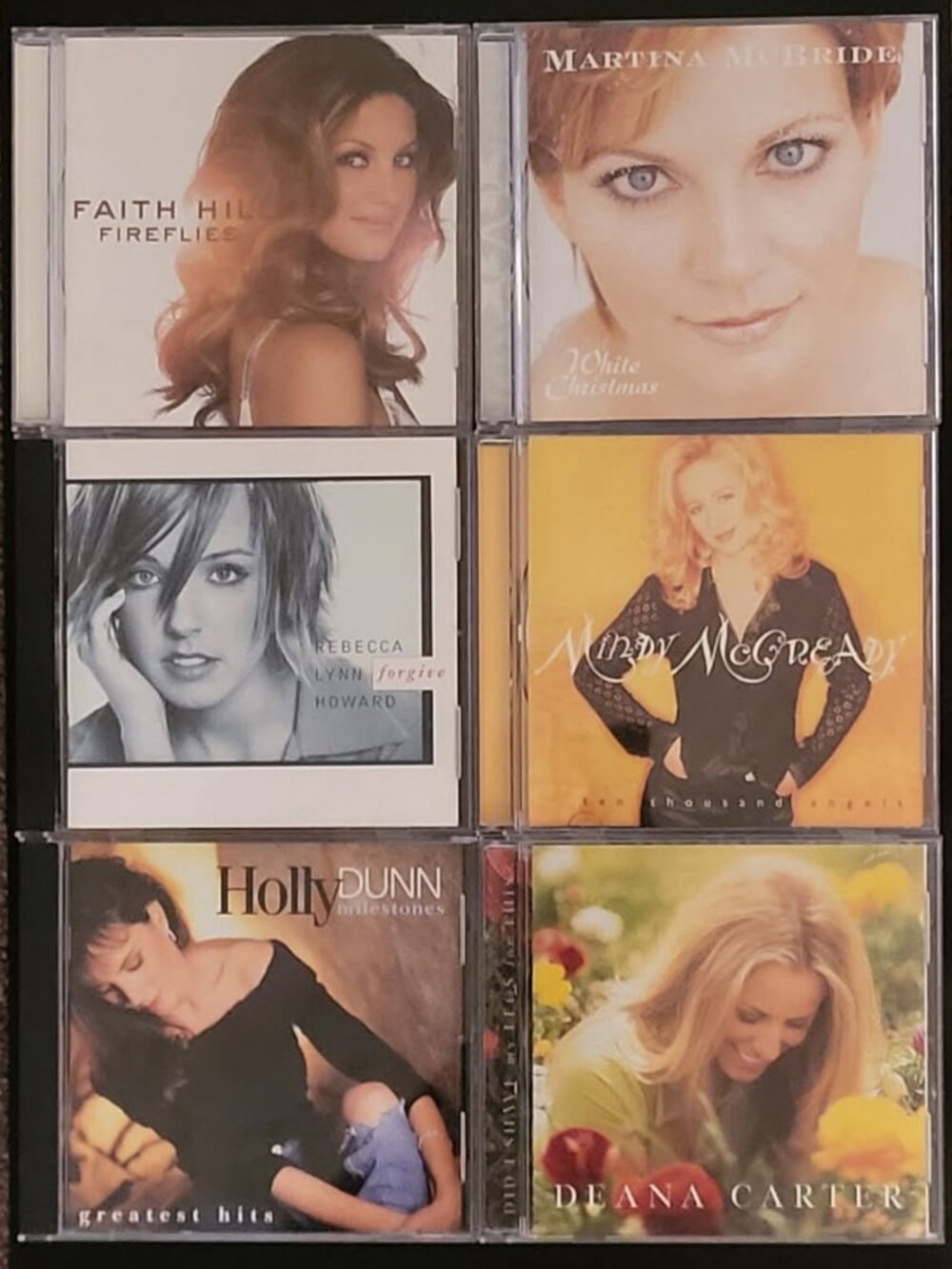 Women of Country Music Lot of 6 CDs - McBride, Carter, Dunn, Howard, Hill, more